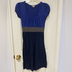 dELiA*s Blue and Gray Dress